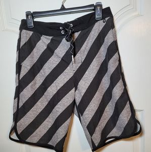 American Eagle swim shorts Black & Grey Size Small